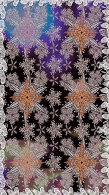 Vadinin gri renkli çiçekleri. Çiçeksiz desenlerin çizimi.