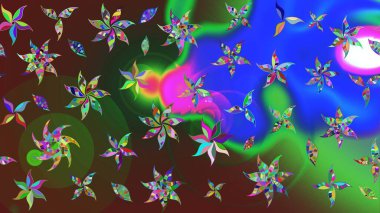 Ev dekoru. Paisley el çizimi elementler. Fantezi çiçekli eskiz deseni, doğal duvar kağıdı, çiçek desenli kıvrımlı illüstrasyon.