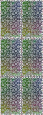 Küçük çiçekteki sevimli çiçek deseni. Kusursuz. Raster illüstrasyonu.