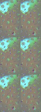 Üst manzara, yumuşak gri ve bej rengi. Manzaralı çiçek deseni. Çiçek kompozisyonu, el boyası, hassas şablon. Sevgililer günü ve tebrik kartı konsepti için şık bir davet.