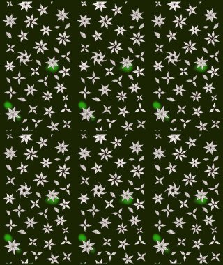 Raster. Renkli Bahar Teması eskiz kalıbı. Düz Çiçek Elementleri Tasarımı.