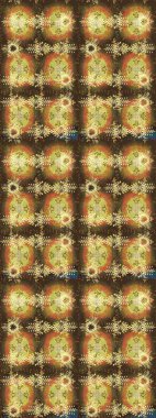 Kahverengi, nötr ve sarı renklerde suluboya kar taneleri. Raster illüstrasyon kar taneleri. Güzel dekorasyon. Kışın sembolü.