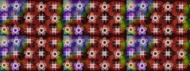 Kahverengi, kırmızı ve nötr renklerde kristal kar tanesi. Raster illüstrasyonu.