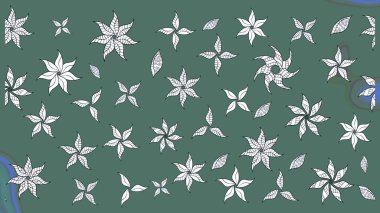 Tekstil, tebrik kartı, boyama kitabı, telefon kılıfı baskısı için kullanılabilir. Etnik Mandala süsü. Raster Henna dövme stili. Hint çiçekli desenli şal desenli..