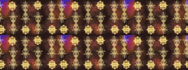 Grafiksel element dekorasyonu. Kahverengi, mor ve sarı siluet kar tanesi işareti. Sembol kışı, donmuş, Noel, yeni yıl tatili. Kar Tanesi Mozaik ikonu. Raster illüstrasyonu. Düz tasarım.