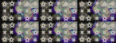 El yapımı stres önleyici kar tanesi. Raster illüstrasyonu. Yetişkin sanat terapisi için kış boyama sayfaları. Kapak, poster, tişört ya da dövme için şablon.