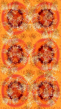 Meteoroloji buz koleksiyonu. Kış portakalı, sarı ve kırmızı noel kar düz kristal element. Kar Tanesi Raster simgesi arkaplanı. Raster. Xmas don kar taneleri izole edilmiş siluet sembolü.