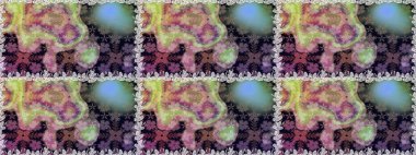 Motley illüstrasyonu. Küçük renkli çiçekler. Moda baskıları için zarif bir şablon. Çiçekli bahar çiçekleri. Küçük çiçekte şirin desenler.