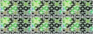 Modaya uygun kumaş deseni. Düz Çiçek Elementleri Tasarımı. Renkli Yaz Temalı Kusursuz Arkaplan. Sevimli çiçek raster deseni.