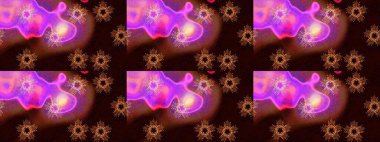 Raster kar taneleri arka plan. Renk arka plan üzerinde izole soyut kar taneleri ile düz tasarım. Snowflakes desen. Raster resim. Kar tanesi renkli desen.