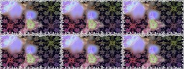 Çiçek deseni. Şatafatlı bahar bahçesi dokusu. Çiçeksiz arka plan. Raster illüstrasyonu.