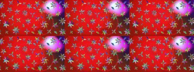 Nazik, narin çiçek arkaplanı. Çiçekli karalama şeklinde Raster çiçek deseni. Kırmızı ve mor renkte çiçekler.