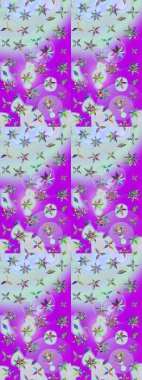 Güzel kumaş deseni. Zentangle soyut çiçekleri. Raster illüstrasyonu. Karalama çiçeği. Düz Çiçek Elementleri Tasarımı. Renkli Bahar Teması çizim şablonu.