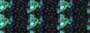 Eskiz klasiği. Raster Şirin kumaş deseni. Renkli Bahar Teması eskiz kalıbı. Düz Çiçek Elementleri Tasarımı.