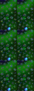 Çiçekler suluboya eskiz deseni. Raster Stili kumaş deseni.