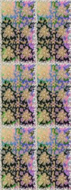 Oriental raster klasik gri, nötr ve altın desenli. Raster illüstrasyonu. Kusursuz soyut arkaplan.