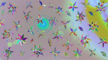 Flower eskiz arka planı. Raster illüstrasyonu. Çiçek deseni. Şatafatlı bahar bahçesi dokusu.