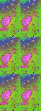 Büyük bir çiçek boyası seti. Kartlar, davetiyeler, tarih kartları ve daha fazlası için kullanılabilir. Raster şirin suluboya çiçek deseni çizimi.