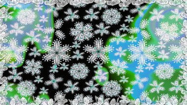 Tarafsız ve mavi renkte çiçekler. Çiçekli karalama şeklinde Raster çiçek deseni. Yumuşak, yaz çiçekli arka plan.