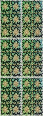 Süslü raster dekorasyonu. Lüks, kraliyet ve Viktorya dönemi konsepti. Klasik barok çiçek desenli, gri yerine altın desenli. Gri renklerdeki altın element.