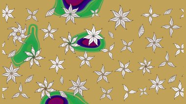 Zarif, parlak ve eskiz sarı ve nötr çiçek desenli tasarım. Raster. Sabıka baskıları, bebek kıyafetleri, duvar kâğıtları, paket kutuları vb..