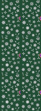 Raster Moda kumaş deseni. Çizgi çizimi kalıbı. Şirin çiçekler..