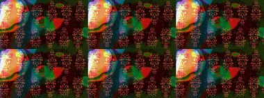 Kahverengi renkli çiçekler. Renkli Bahar temalı eskiz kalıbı. Düz Çiçek Elementleri Tasarım Raster illüstrasyonu. Çiçekli çiçek deseni, suluboya..