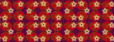 Snowflakes desen. Düz renkli arka plan üzerinde izole kar taneleri tasarımı. Kar tanesi süs desen. Raster resim. Kar taneleri arka plan.