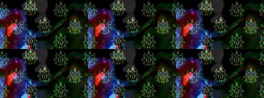 Yumuşak, yaz çiçekli arka plan. Çiçekli karalama şeklinde Raster çiçek deseni. Siyah ve gri renkte çiçekler.