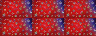 Raster çiçek desenli çiçek deseni, yapraklar, dekoratif elementler, sıçrama, lekeler, el çizimi kontur çizgileri ve Doodle çizim stili, grafik raster çizim çizimi.