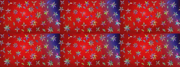 Raster çiçek desenli çiçek deseni, yapraklar, dekoratif elementler, sıçrama, lekeler, el çizimi kontur çizgileri ve Doodle çizim stili, grafik raster çizim çizimi.