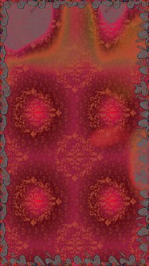 Raster desen. Botanik seamless modeli. Suluboya efekti. Organik öğeleri.