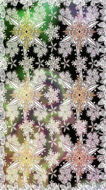 Raster illüstrasyonu. Tarafsız ve gri renklerde çiçekler. Raster illüstrasyonu. Kusursuz çiçek deseni. Asya tekstil tarzında.