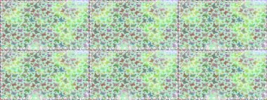 Tekstil, kumaş, baskı ve davetiye geçmişi. Kelebeklerle kusursuz desen. Tarafsız ve yeşil renkli bir resim. Raster..