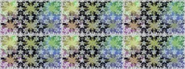 Gri ve nötr renklerde, altın elementlerle klasik, pürüzsüz desen. Raster illüstrasyonu.