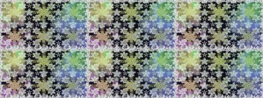 Gri ve nötr renklerde, altın elementlerle klasik, pürüzsüz desen. Raster illüstrasyonu.