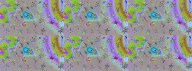 Raster illüstrasyonu. Çiçekli güzel suluboya desen. Gri ve nötr renklerde.