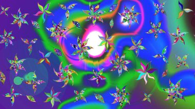 Moda baskısı. Eski model. Raster illüstrasyonu. Çiçeğin suluboya çizimlerinin mükemmel deseni. Dekorasyon ve tasarım için güzel bir desen. Suluboya çizim deseni.