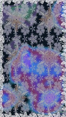 Gri ve nötr renklerde etnik çiçeklerle kusursuz bir desen. Raster Çiçek İllüstrasyonu güzel tekstil..