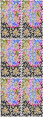 Raster geometrik arka plan. Senin tasarımın için, duvar kağıdı. Altın rengi, kusursuz çizim. Gri ve nötr renklerde altın desenli altın çiçekli elementler.