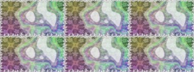 Çiçek ve yapraklı çiçek deseni. Raster illüstrasyonu. Küçük çiçekli şirin desen.