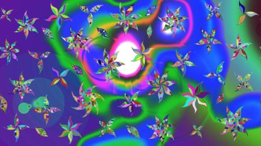 Moda baskısı. Eski model. Raster illüstrasyonu. Çiçeğin suluboya çizimlerinin mükemmel deseni. Dekorasyon ve tasarım için güzel bir desen. Suluboya çizim deseni.