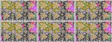 Hassas altın deseni açın. Doğu tarzı arabesk. Parlak dantel, stilize çiçekler, şal desenli. Kusursuz altın desenli bukleler. Raster. Gri renklerde, altın elementlerle kusursuz desen.