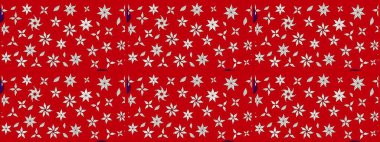 Renkli Bahar Teması eskiz kalıbı. Düz Çiçek Elementleri Tasarımı. Çiçek deseni. Chichi 'nin kumaş kalıbını çiz. Raster illüstrasyonu.