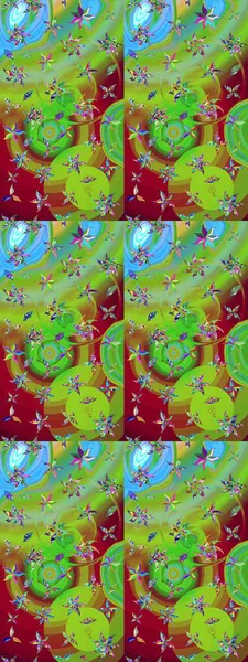 Suluboya etkisi. Organik elementler. Raster deseni. Botanik çizim deseni.