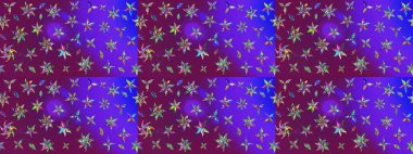 Çiçek moru ve menekşe eskiz deseni. Raster çiçek izi. Klasik taslak çizimi. Raster Yumuşak kumaş deseni.