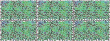 Repeating insect fabric artwork for wallpaper. Pretty seamless butterfly cloth texture with blotter on green and gray. Raster illustration. Spring butterfly cute theme.