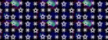 Raster resim. Kar tanesi süs desen. Kar taneleri arka plan. Düz renkli arka plan üzerinde izole kar taneleri tasarımı. Snowflakes desen.