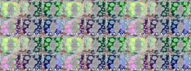 Raster illüstrasyonu. Çiçek arkaplan. Renkli, pürüzsüz desen. Renkli tekstil tarzında. Çiçek duvar kağıdı.