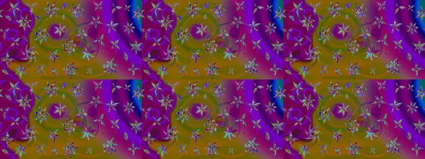 Çiçek desenli eskiz. Mor ve kahverengi renkte çiçekler. Tişört baskısı için çiçek boyama rasteriName.